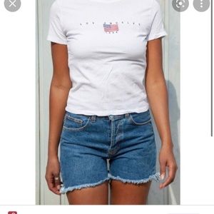 Brandy melville baby tee